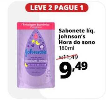 Sabonete líq. johnson's hora do sono