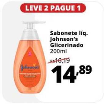 Supermercados Baklizi Sabonete líq. johnson's glicerinado oferta