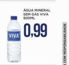 Apoio Mineiro Agua mineral sem gas viva oferta