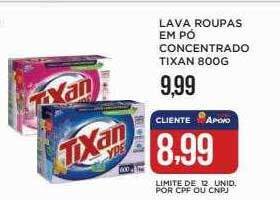 Apoio Mineiro Lava roupas em pó concentrado tixan oferta