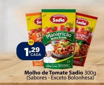 Super Show Molho de tomate sadio sabores exceto bolonhesa oferta