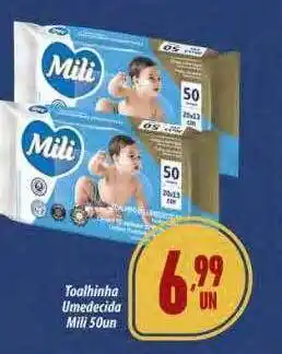 Toalhinha umedecida mili