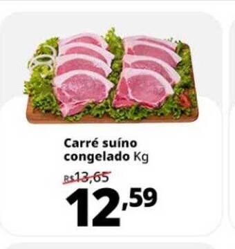 Supermercados Baklizi Carré suíno congelado kg oferta
