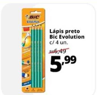 Supermercados Baklizi Lápis preto bic evolution c- 4 oferta
