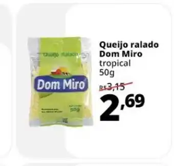 Supermercados Baklizi Queijo ralado dom miro tropical oferta