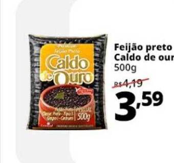 Feijão preto caldo de ouro