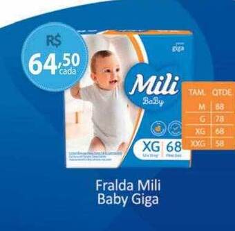 Fralda mili baby giga