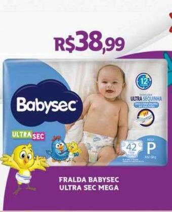 Tchê Farmácias Fralda babysec ultra sec mega oferta