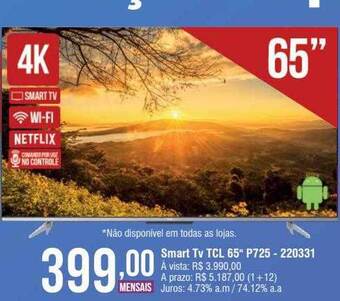 Berlanda Smart tv tcl 65 oferta