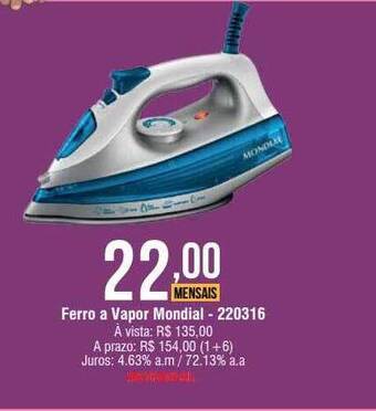 Ferro a vapor mondial