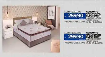 Lojas Certel Conjunto cama casal super soft conjunto cama queen super soft oferta