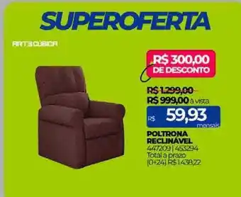 Poltrona reclinável
