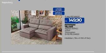 Lojas Certel Estofado village oferta