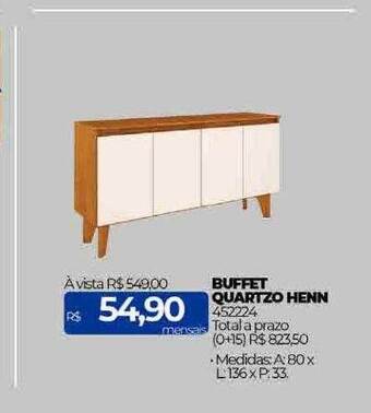 Buffet quartzo henn