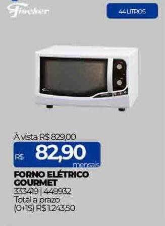 Lojas Certel Forno elétrico gourmet oferta