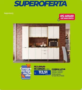 Lojas Certel Cozinha lotus kappesberg oferta