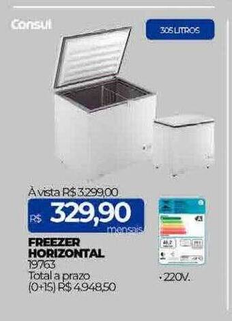 Lojas Certel Freezer horizontal consul oferta