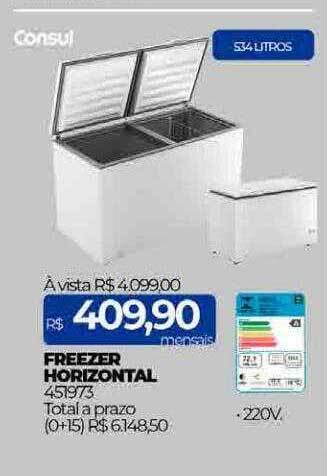Consul freezer horizontal