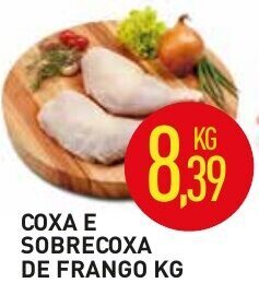 Calvo Atacadista Coxa e sobrecoxa de Frango 1kg oferta
