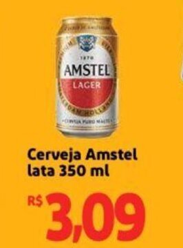 Extra Supermercado Cerveja Amstel lata 350ml oferta