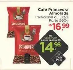 Café primavera almofada