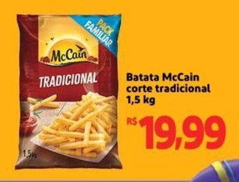 Extra Supermercado Batata McCain corte tradicional 1.5kg oferta