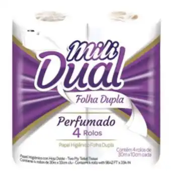 Cidade Supermercados Papel higieni mili folha dupla perfumado 30mt pa 4x30mt oferta