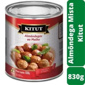 Almôndega mista ao molho kitut lata 830g