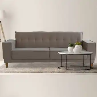 Sofá 3 lugares bronx 2,20m (tc bt 6002) ./veludo bege
