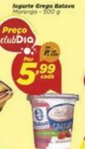 Dia Iogurte Grego Batavo 500g oferta
