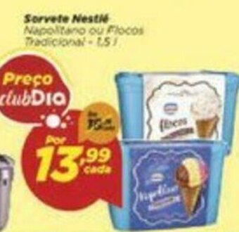 Dia Sorvete Nestle 1.5L oferta