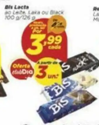 Dia Bis Lacta 100g/126g oferta