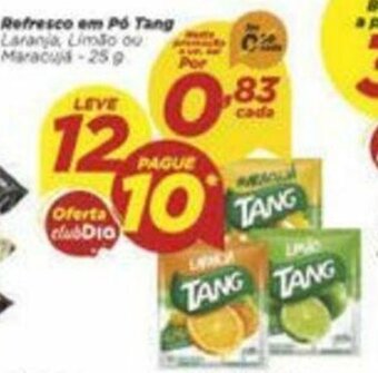 Dia Refresco em po Tang 25g oferta