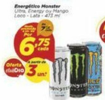 Dia Energetico Monster 473ml oferta