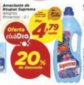 Dia Amaciante de Roupas Suprema 2L oferta