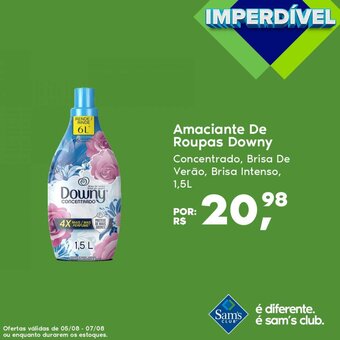 Sam's Club Amaciante de roupas Downy 1.5L oferta