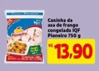 Extra Supermercado Coxinha da asa de frango congelada IQF Pioneiro 750g oferta