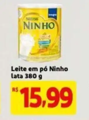 Extra Supermercado Leite em po Ninho lata 380g oferta