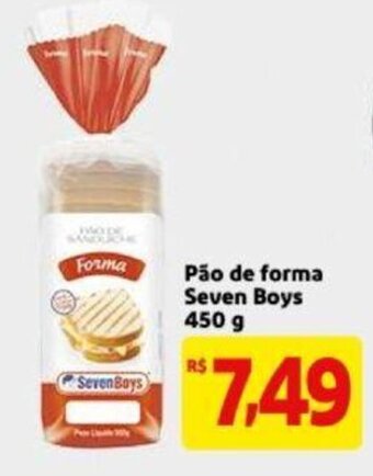 Extra Supermercado Pao de Forma Seven Boys 450g oferta