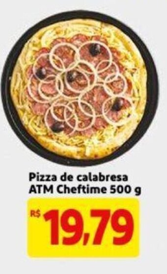 Pizza de calabresa Cheftime ATM 500g