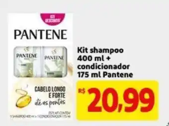 Kit Shampoo 400ml + Condicionador 175ml Pantene