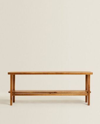 ZARA HOME Banco duplo madeira de acácia oferta