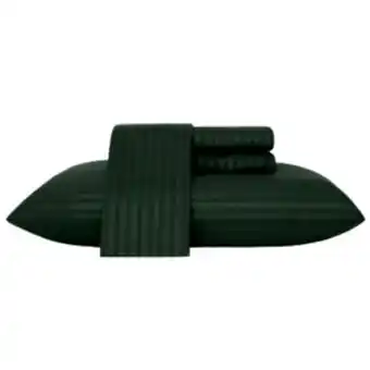 Jogo de cama casal microfibra stripes 3 peças sycamore green vestcasa