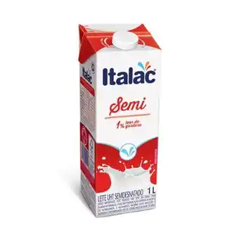 Serrano Supermercado Leite semidesnatado uht italac 1l oferta