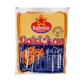 Serrano Supermercado Salsicha hot dog estrela oferta
