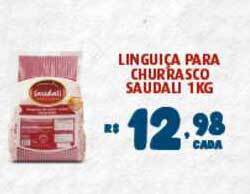 Bahamas Supermercados Linguiça Para Churrasco Saudali 1kg oferta