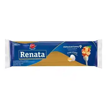 Serrano Supermercado Macarrão com ovos renata espaguetinho n9 pacote 500g oferta