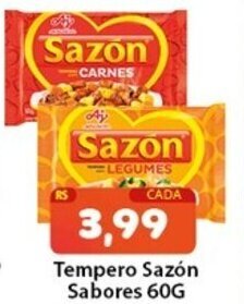Rede Sol Tempero Sazon Sabores 60g oferta
