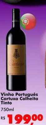Big Box Vinho português cartuxa colheita tinto oferta