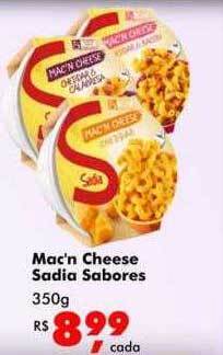 Big Box Mac'n cheese sadia sabores oferta